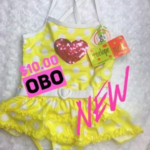 Penelope Mack New little girls size 5 swim suit